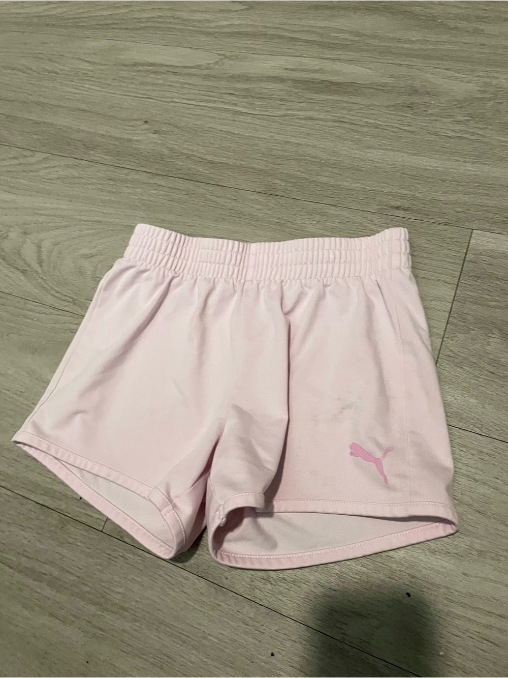 Puma Pink Girls' Athletic Shorts